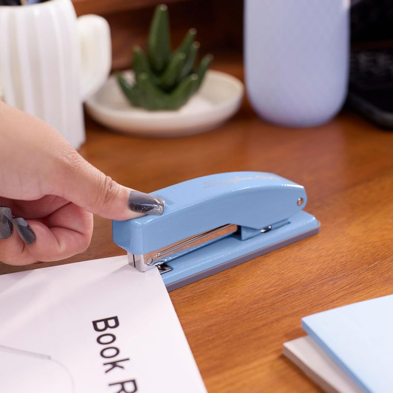 Swing Line Stapler, Cub Compact Desktop Stapler, 20 Sheet Capacity, Metal, Electric Blue (S701069) - Image 4